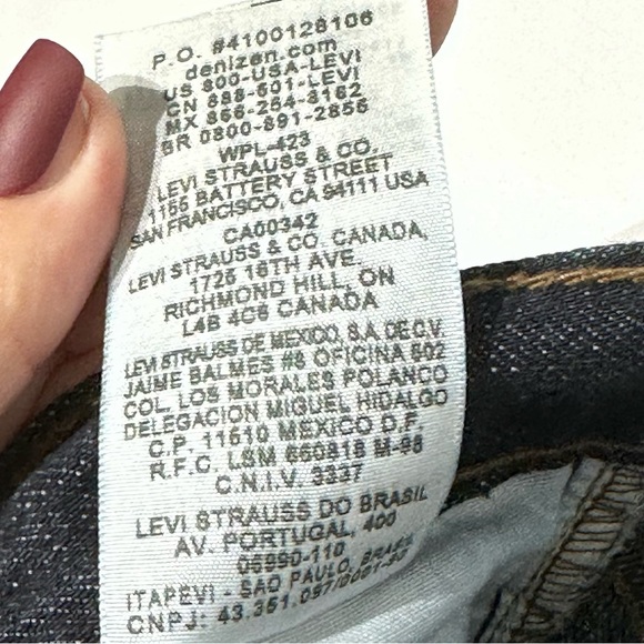 Denizen from Levi's 281 Straight Fit Men's Black Wash Jeans 32x30 - Picture 8 of 8